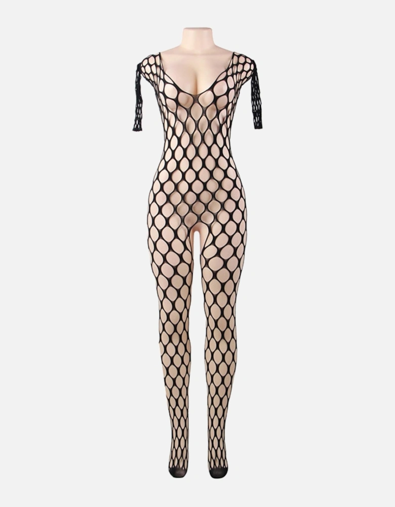 Alluring Bodysuit by Women - Black Bodystockings