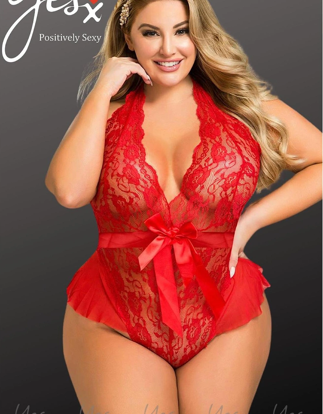 Lingerie Set Halter Lace by Women - Hot Red Lingerie Sets, 10 of 9
