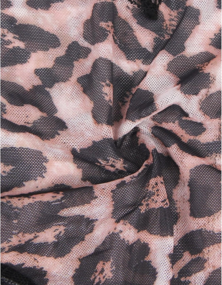 Lingerie Set Lace by Women - Leopard Print Lingerie Sets