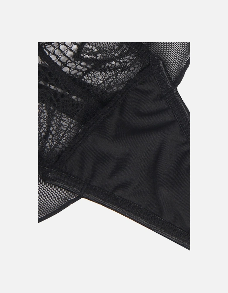 Seductive Teddy Halter Lace by Women - Black Teddies
