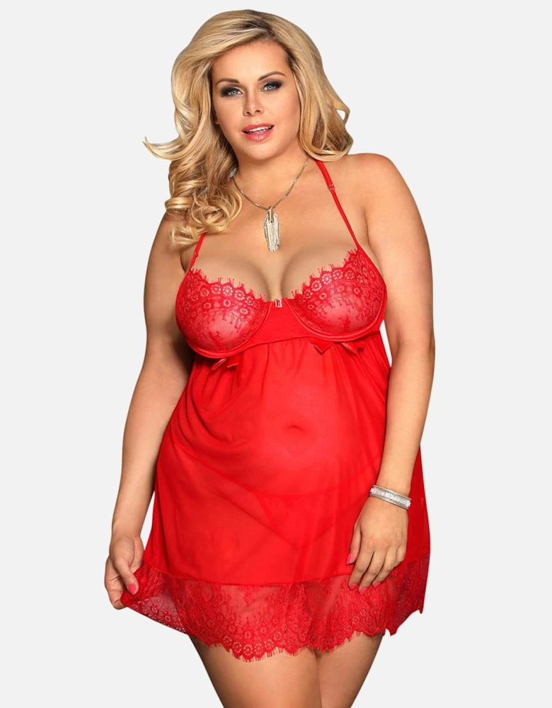 Romantic Babydoll Underwired Lace by Women