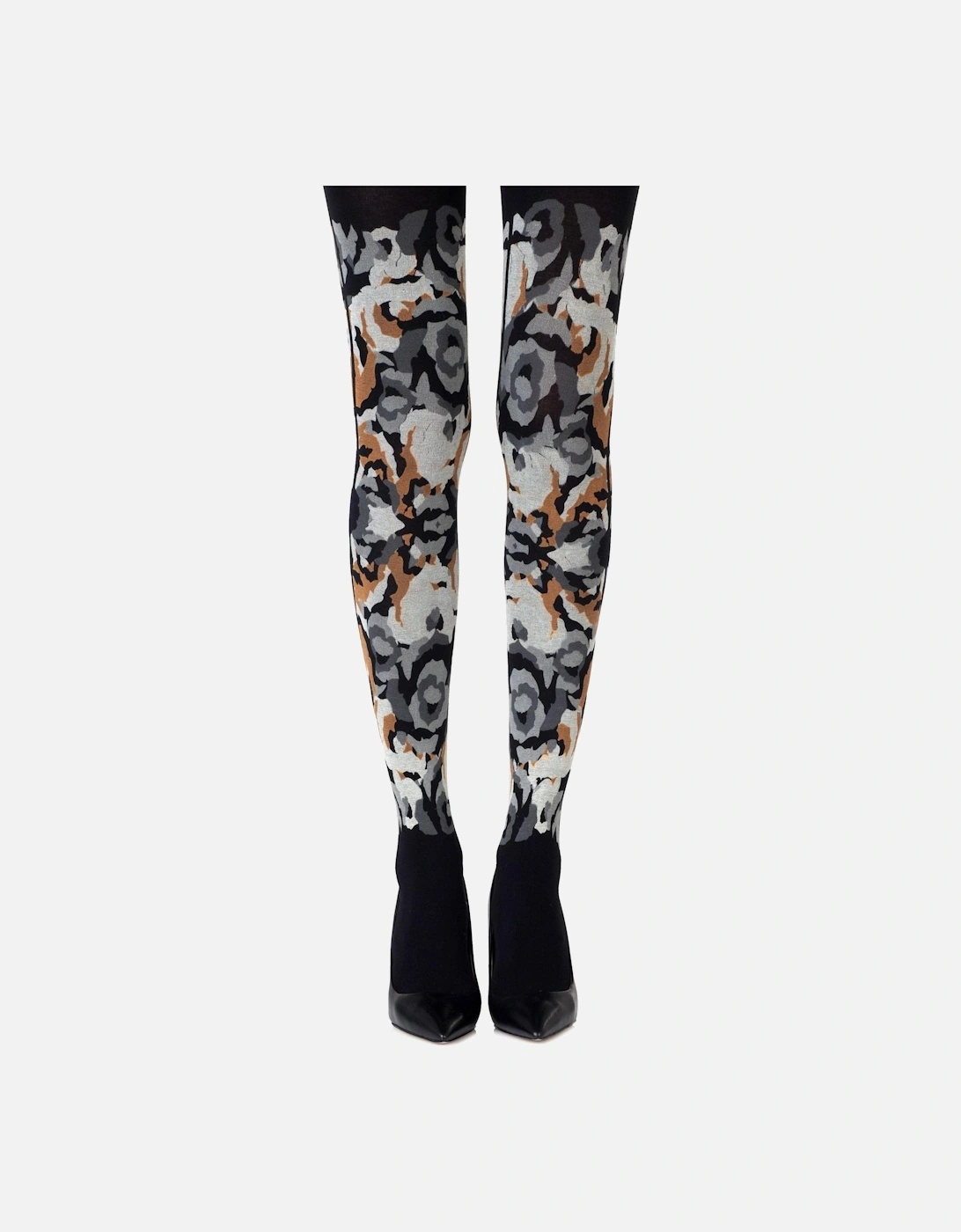 Hosiery by Women - Blackgrey Tights, 3 of 2