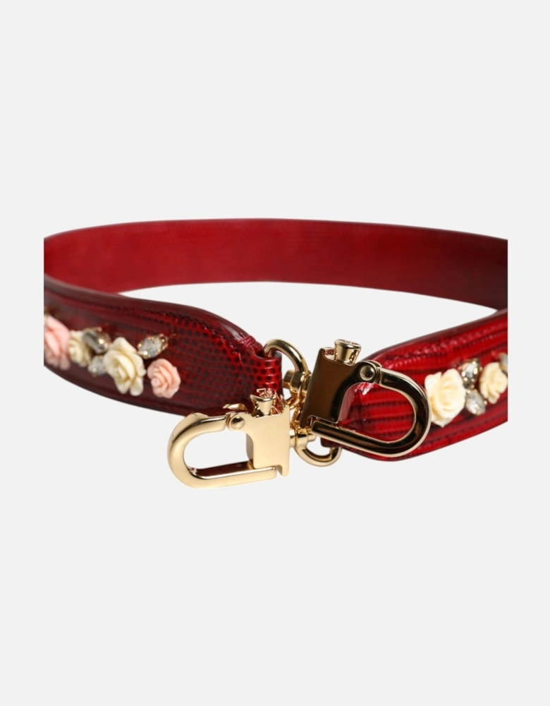 Calf Leather Shoulder Strap Handbag Accessory Women - Red Bags