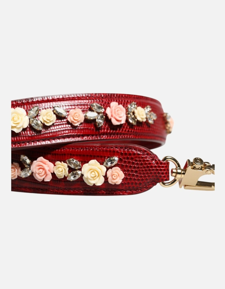 Calf Leather Shoulder Strap Handbag Accessory Women - Red Bags