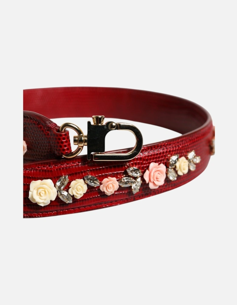 Calf Leather Shoulder Strap Handbag Accessory Women - Red Bags