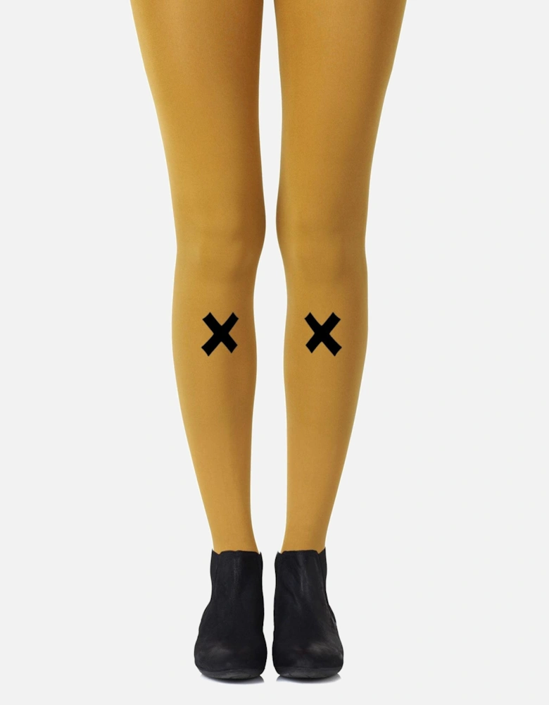 Lace hosiery by Women - Mustardblack Tights