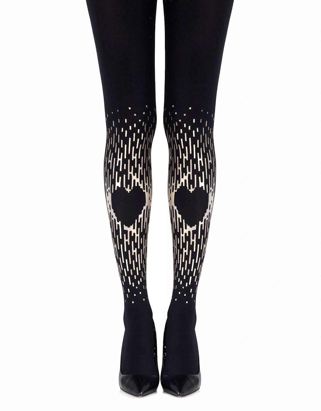 Hosiery by Women - Blackgrey Tights, 2 of 1