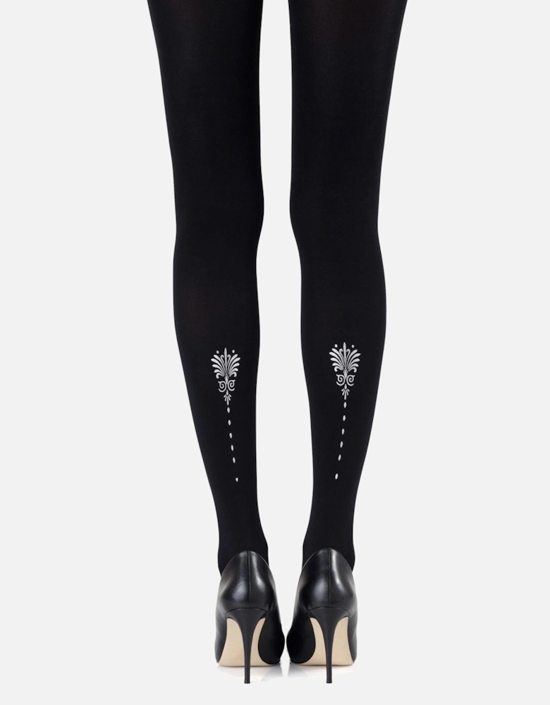 Lace hosiery by Women - Blacksilver Tights