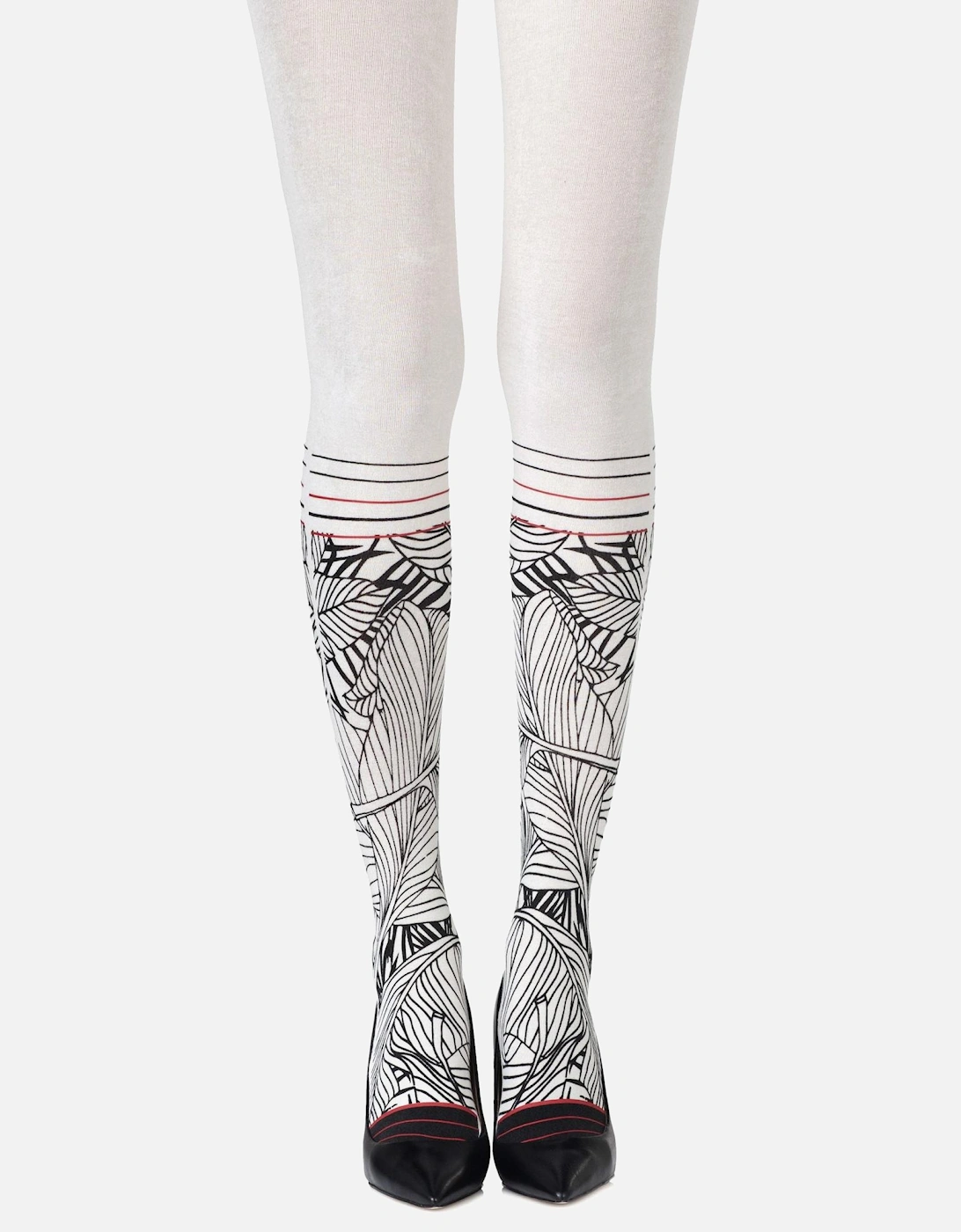Hosiery by Women - Creamblack Tights, 3 of 2