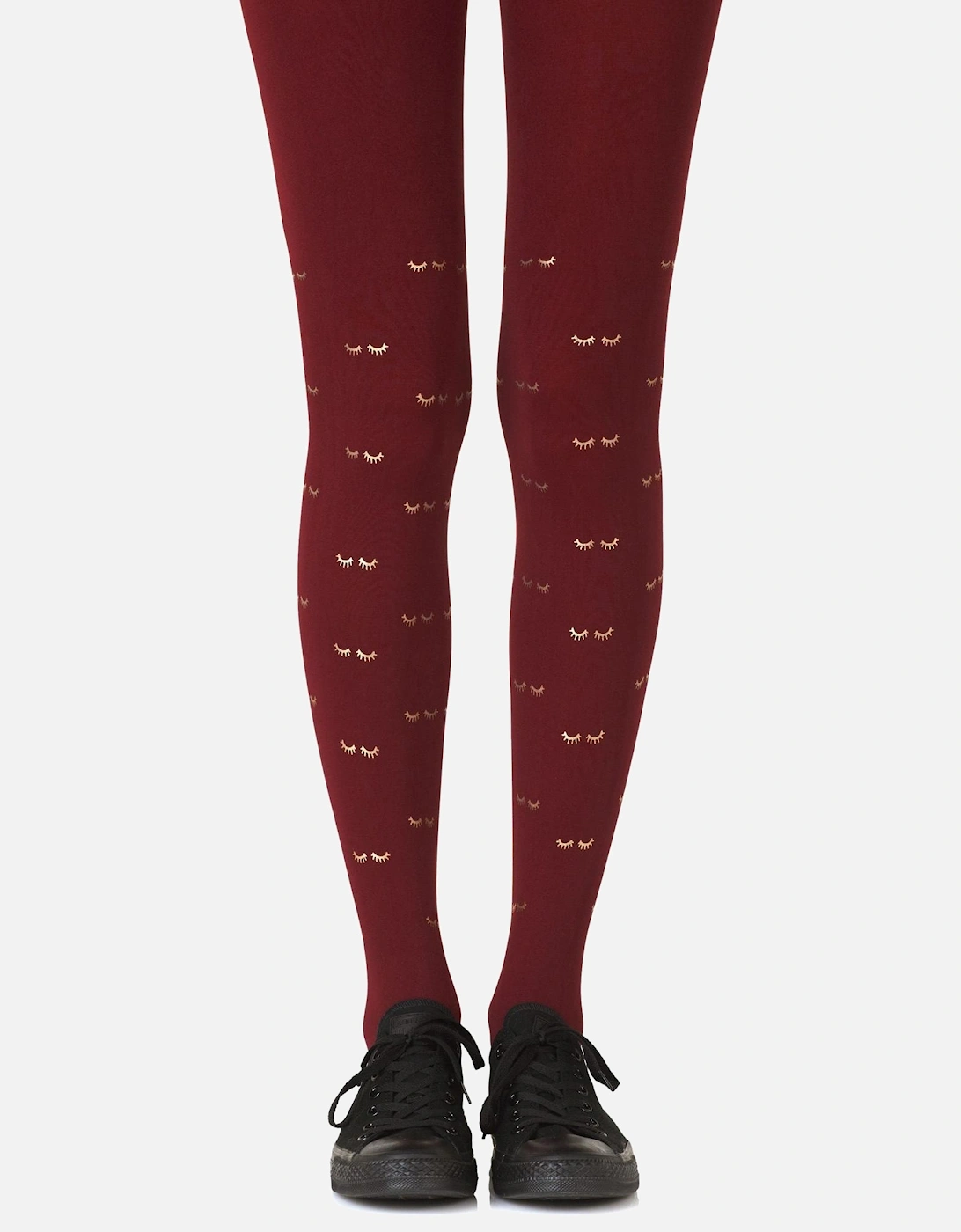 Hosiery by Women - Burgundygold Tights, 3 of 2