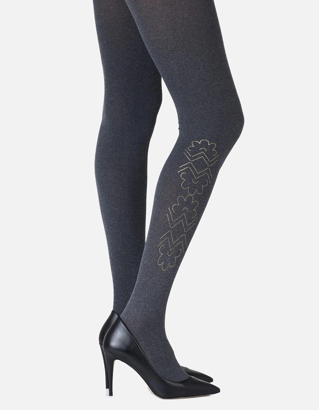 Lace hosiery by Women - Heather Greygold Tights, 2 of 1