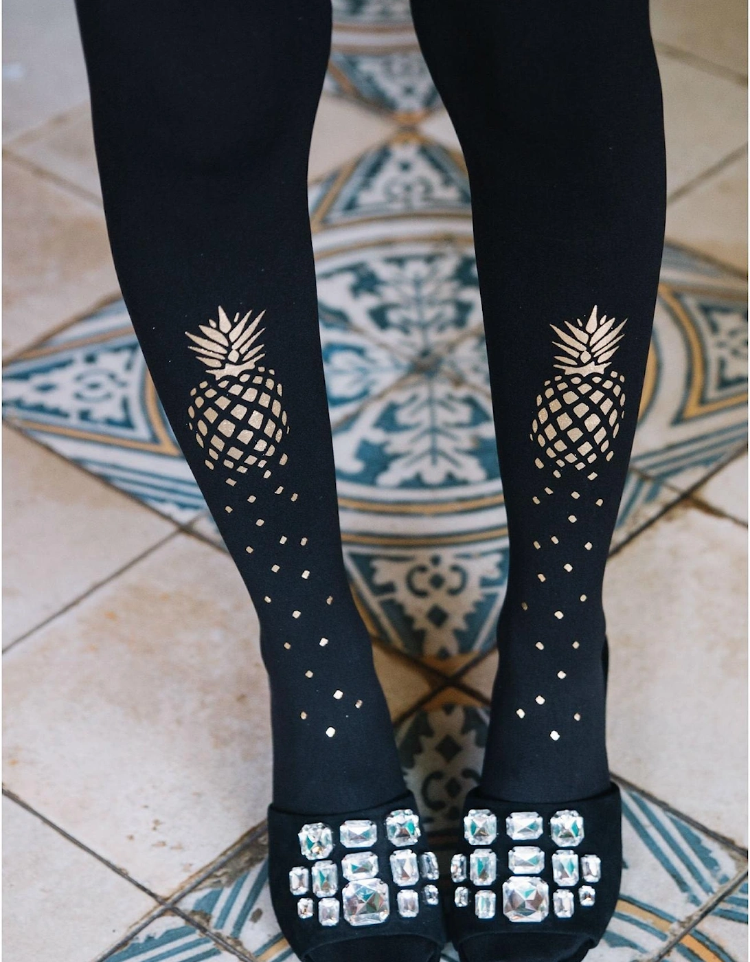 Lace hosiery by Women - Blackgold Tights