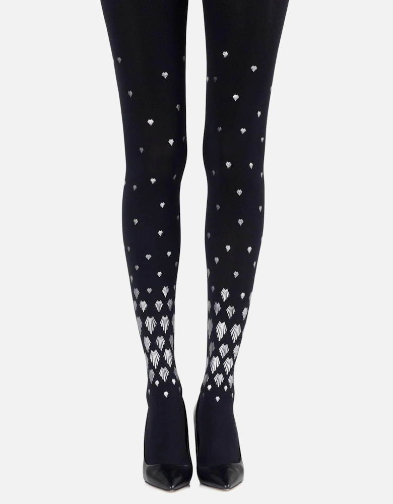 Hosiery by Women - Blacksilver Tights