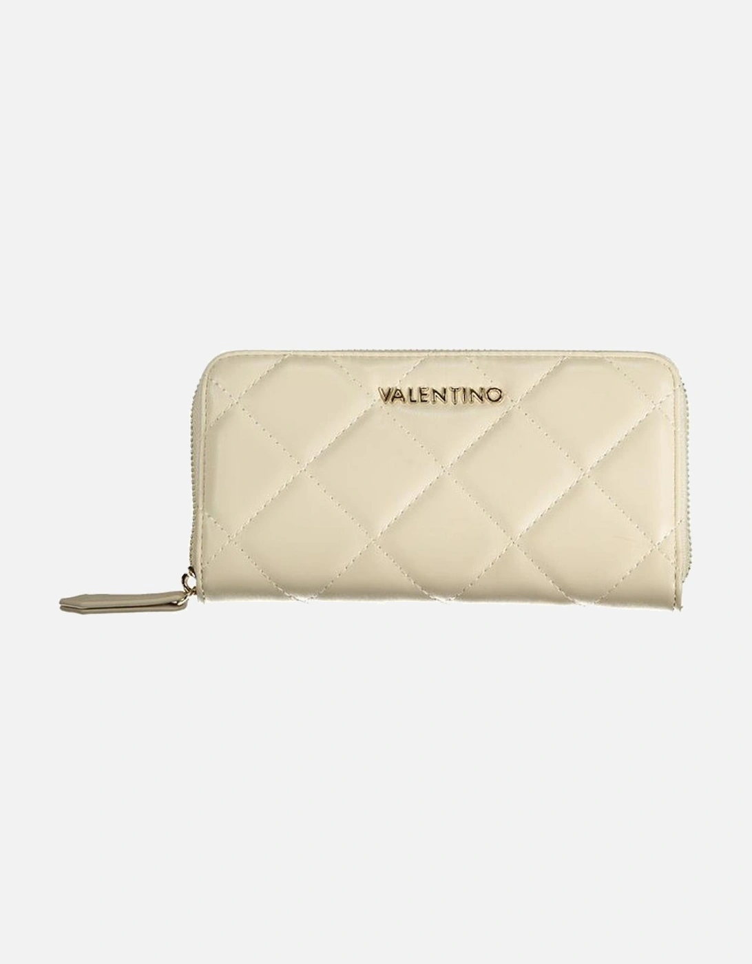 Wallet with 6 Compartments and Zip Closure Women - Beige Wallets, 4 of 3
