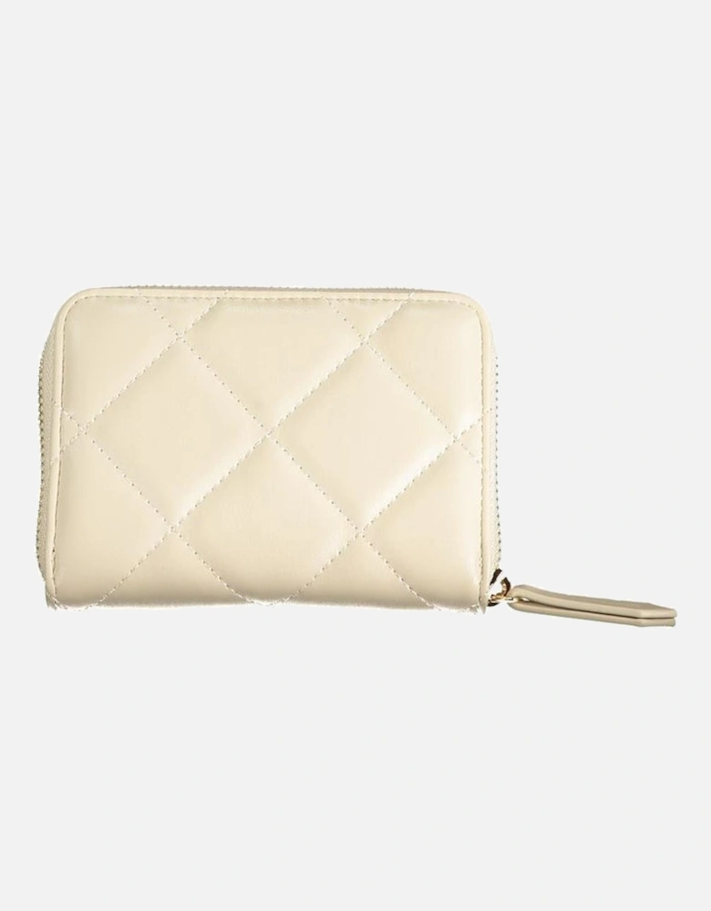 Zip Closure Wallet with Multiple Compartments Women - Beige