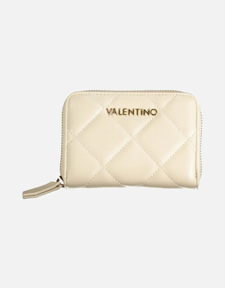 Zip Closure Wallet with Multiple Compartments Women - Beige