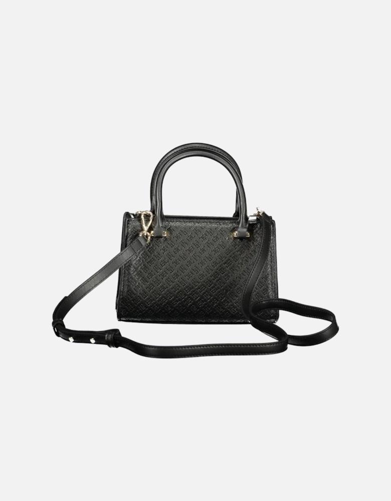 Sleek 2-Handle Bag with Adjustable Strap Women - Black Handbags