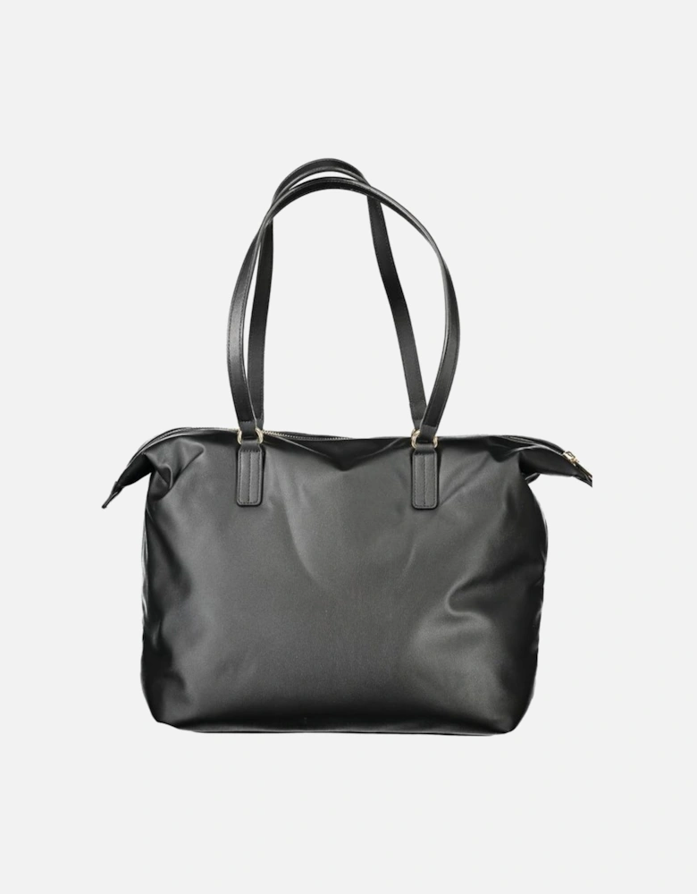 Wool Blend Double-Breasted Overcoat Women - Black Handbags