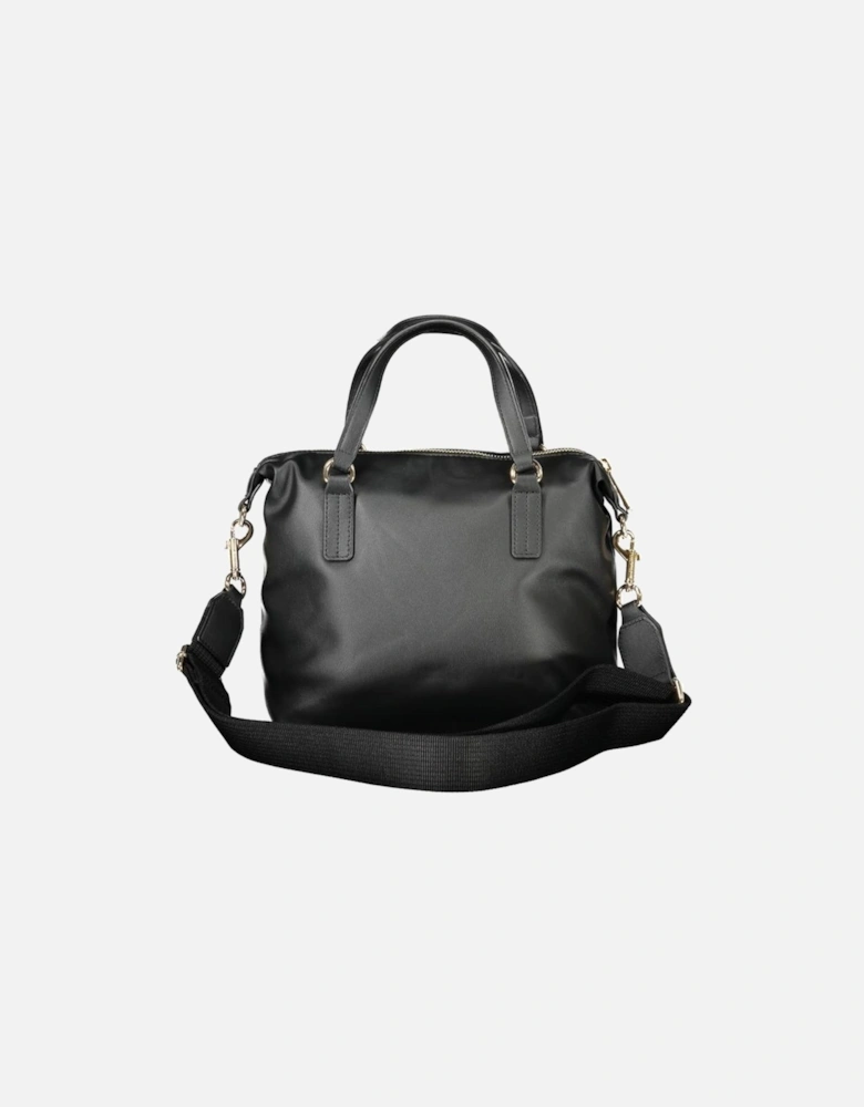 Double-Breasted Wool-Blend Trench Coat Women - Black Handbags