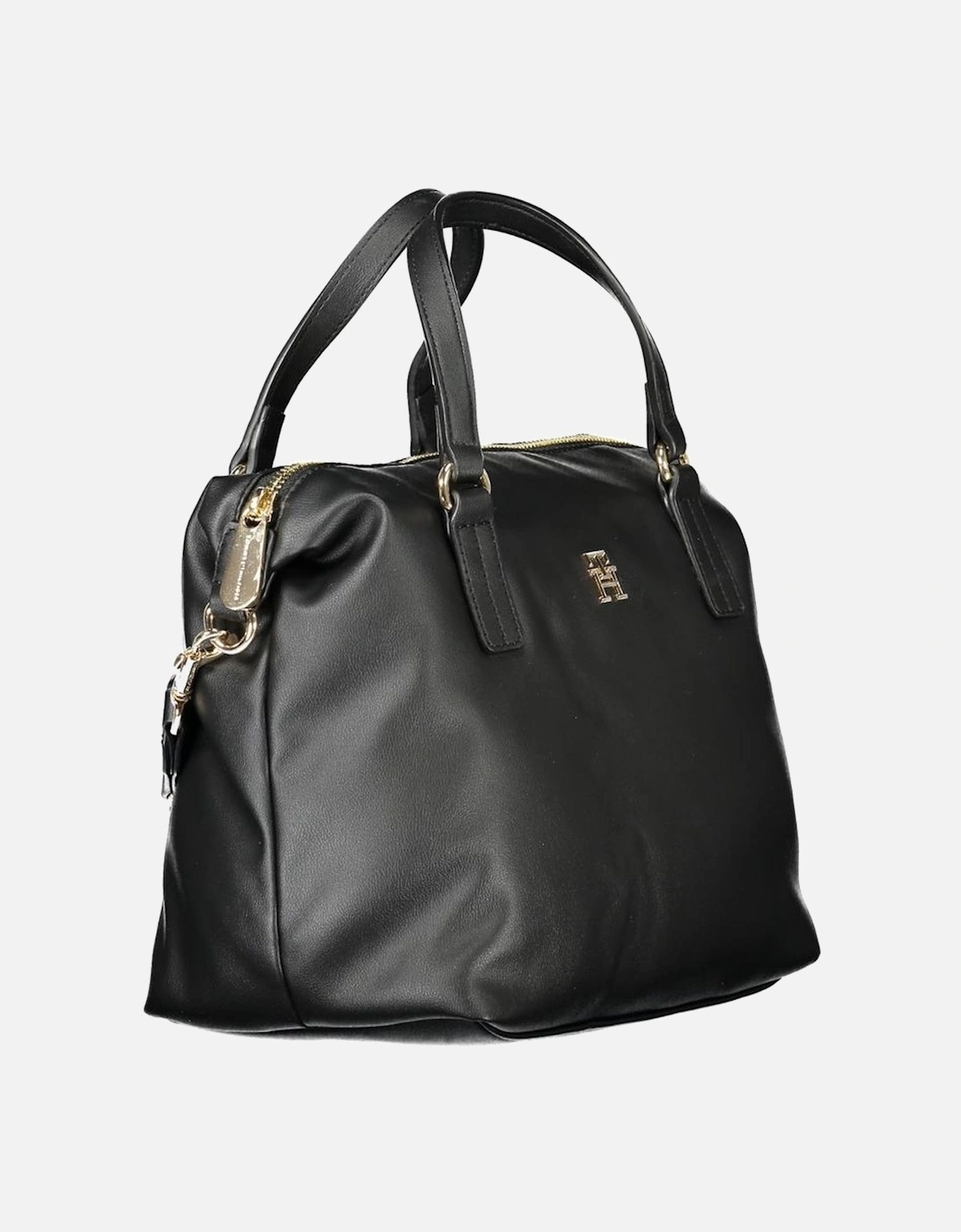 Double-Breasted Wool-Blend Trench Coat Women - Black Handbags