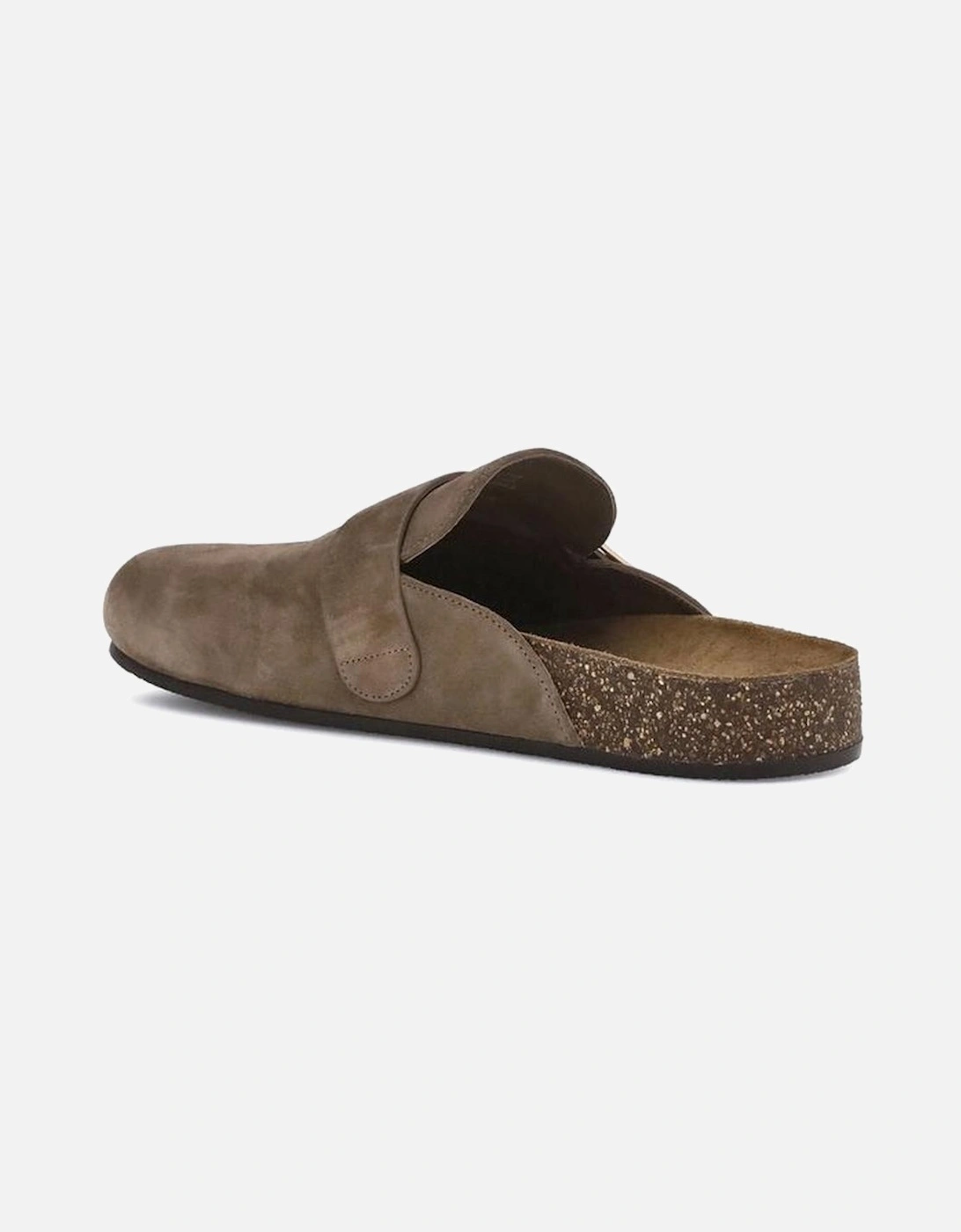 Mellow Suede Mules with Metal Buckle Women - Brown Sandals