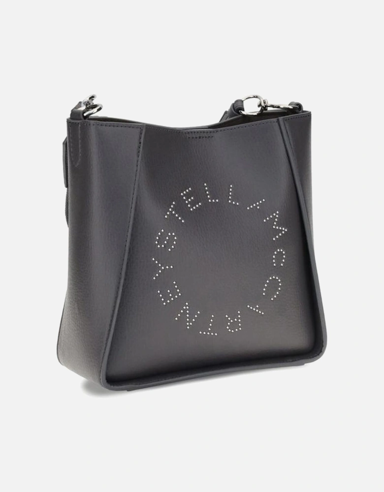 Sustainable Shoulder Bag with Recycled Brass Details Women - Gray
