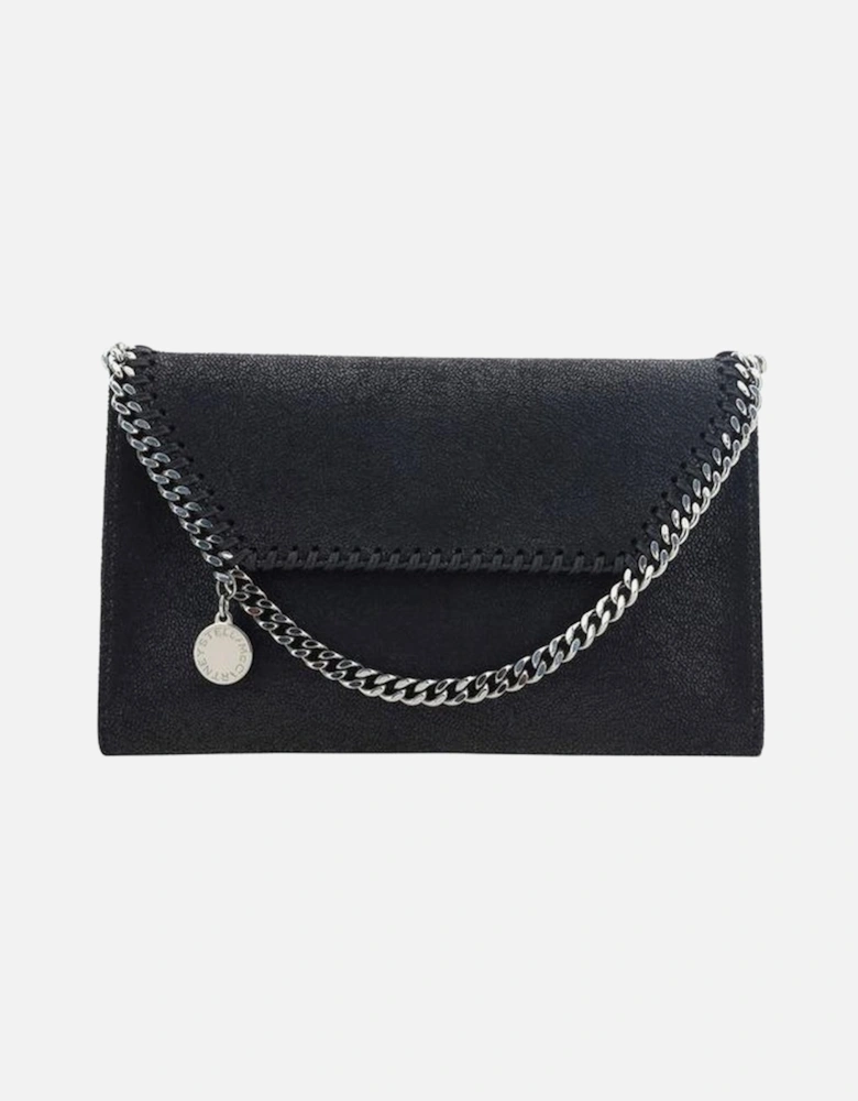Mini Faux Leather Chain Strap Shoulder Bag Women - Black