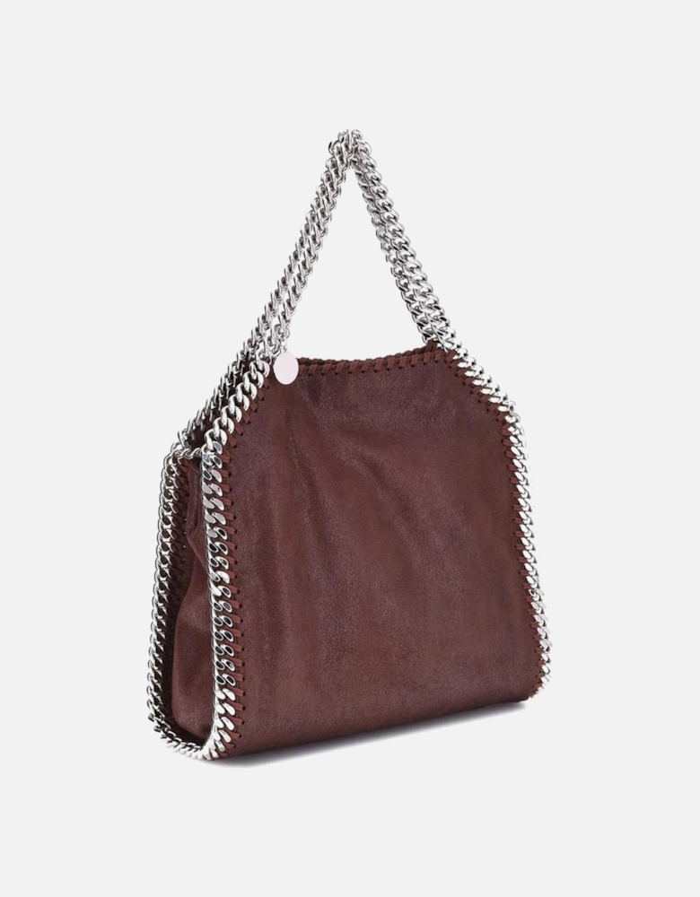 Palladium Tote Handbag with Silver Chain Trim Women - Brown