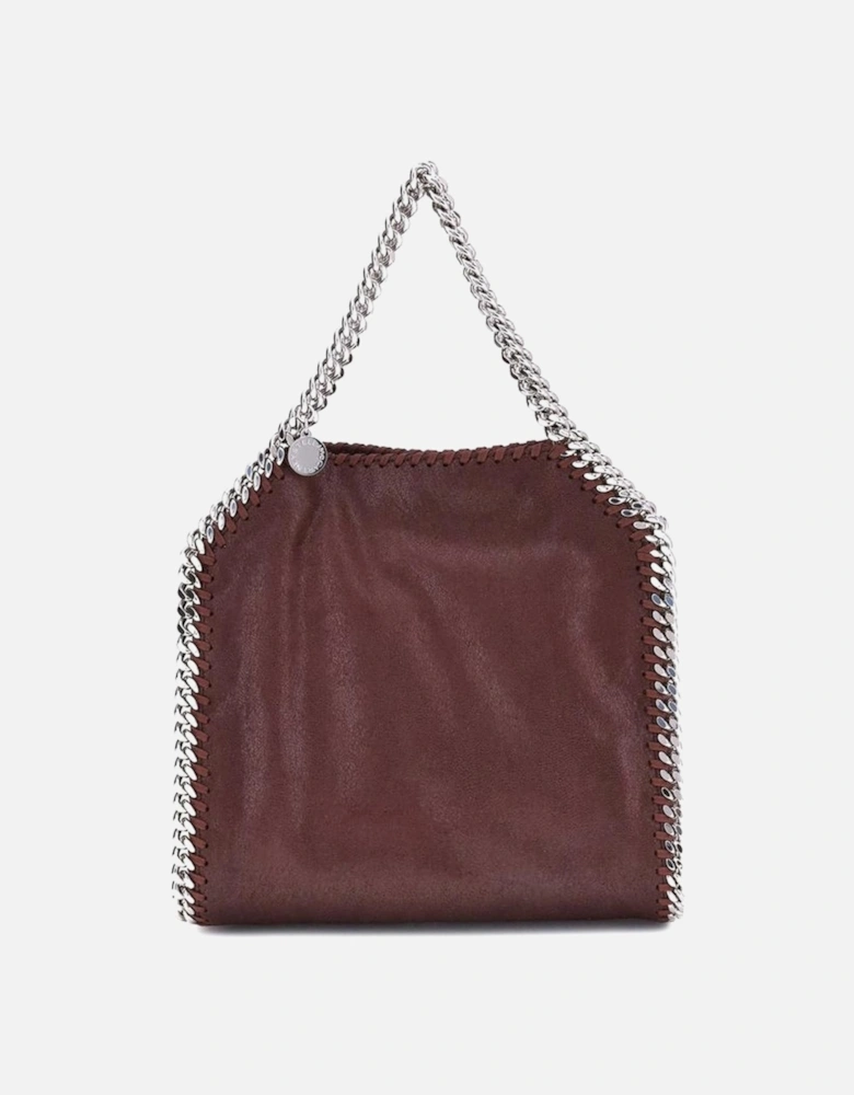 Palladium Tote Handbag with Silver Chain Trim Women - Brown