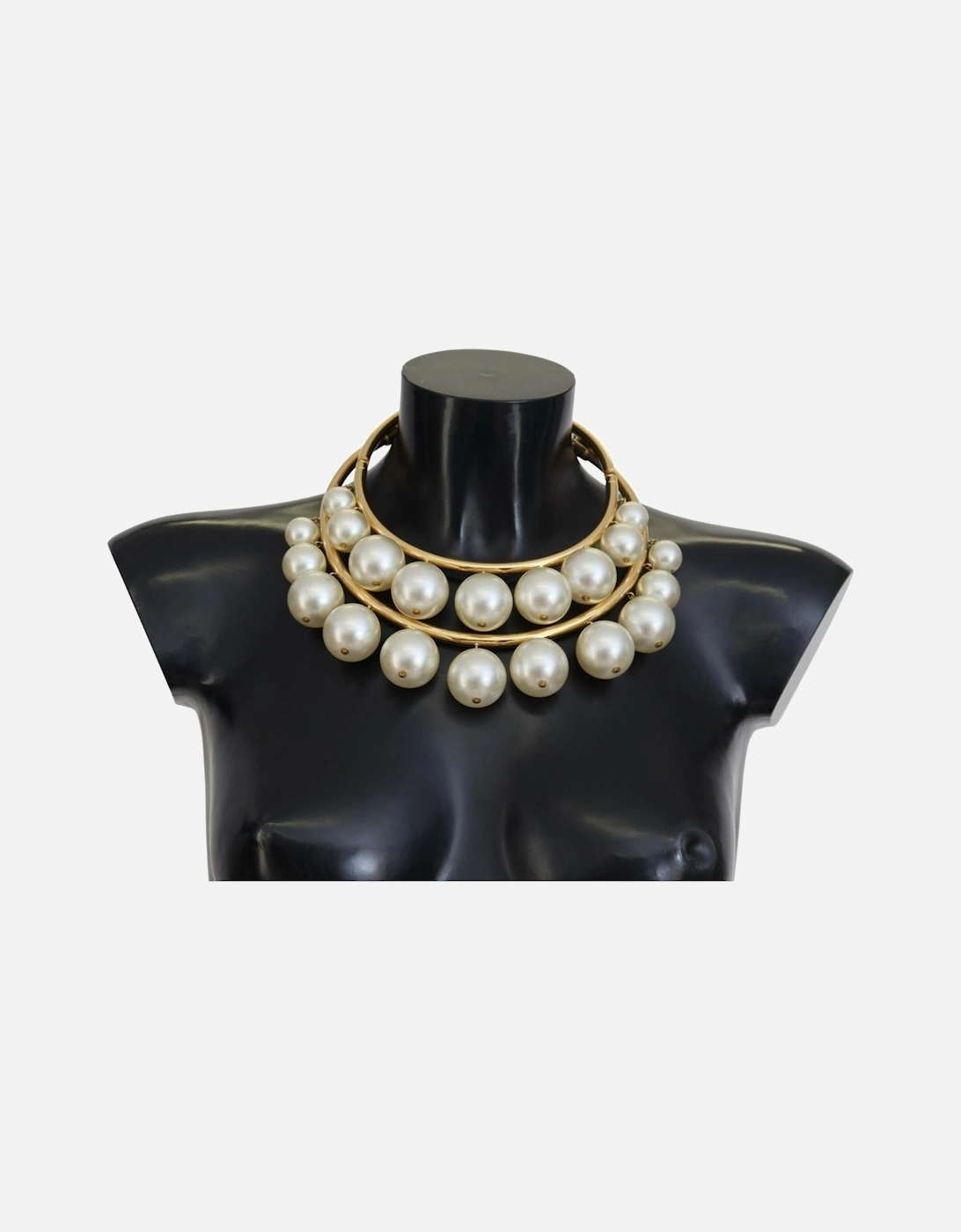 Faux Pearl-Embellished Choker Necklace with Lobster Clasp Closure, 7 of 6