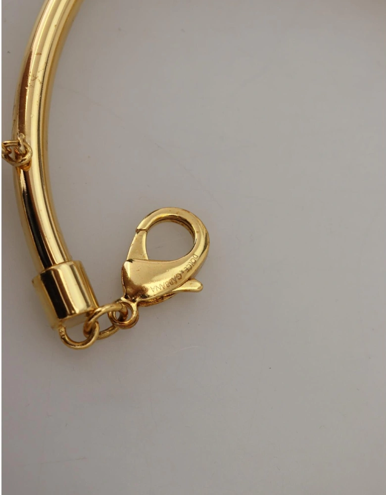 Faux Pearl-Embellished Choker Necklace with Lobster Clasp Closure