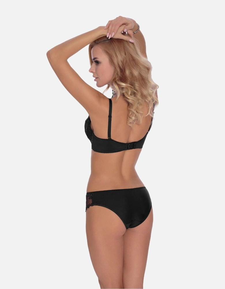 Lingerie Set Push-up Lace by Women - Black Bras