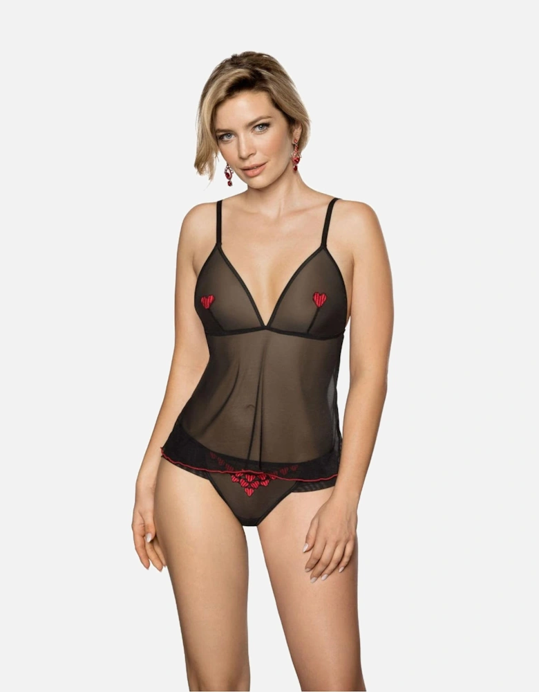 Lingerie Set Sheer by Women - Black Lingerie Sets