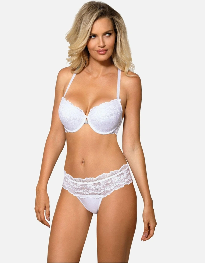 Luxury Bra Plunge Halter by Women - White