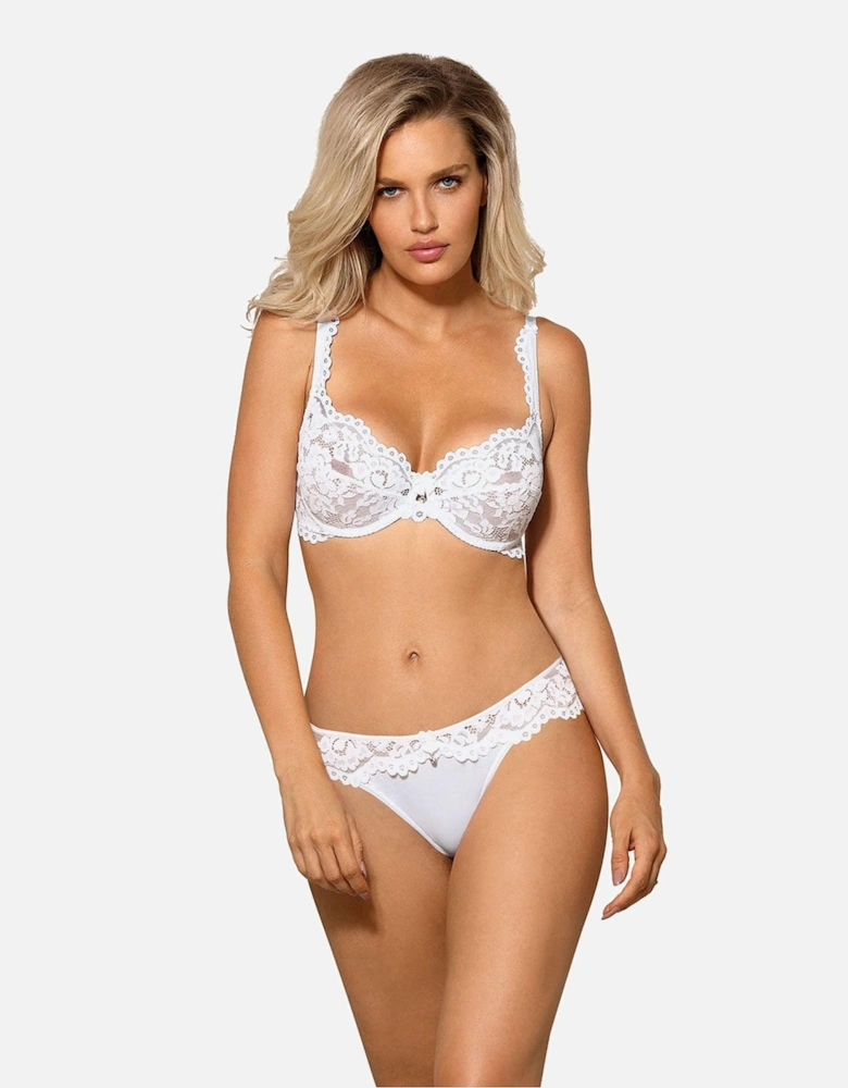 Lingerie Set Lace Satin by Women - White Lingerie Sets