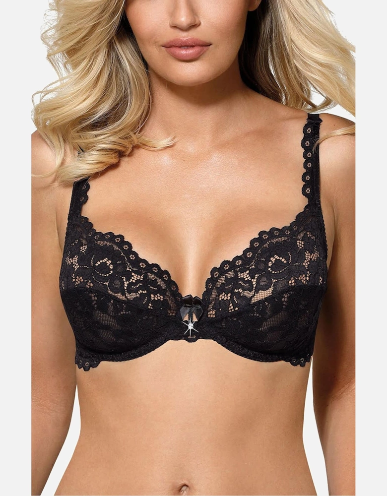Lingerie Set Lace Satin by Women - Black Lingerie Sets