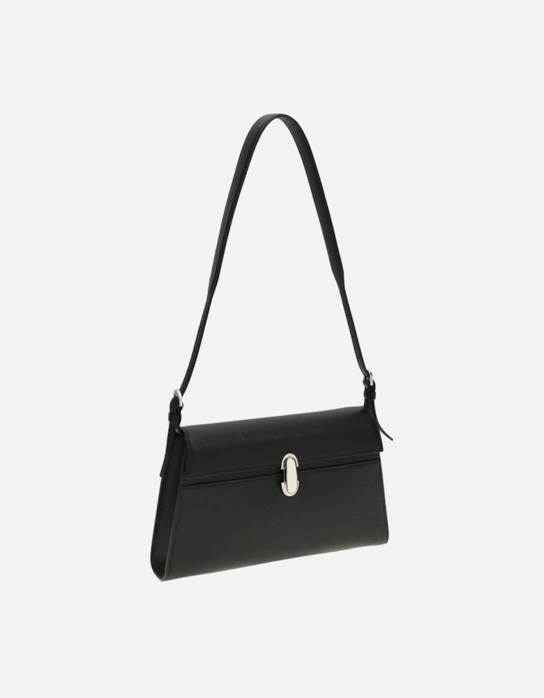 Symmetry Shoulder Bag with Adjustable Strap Women - Black