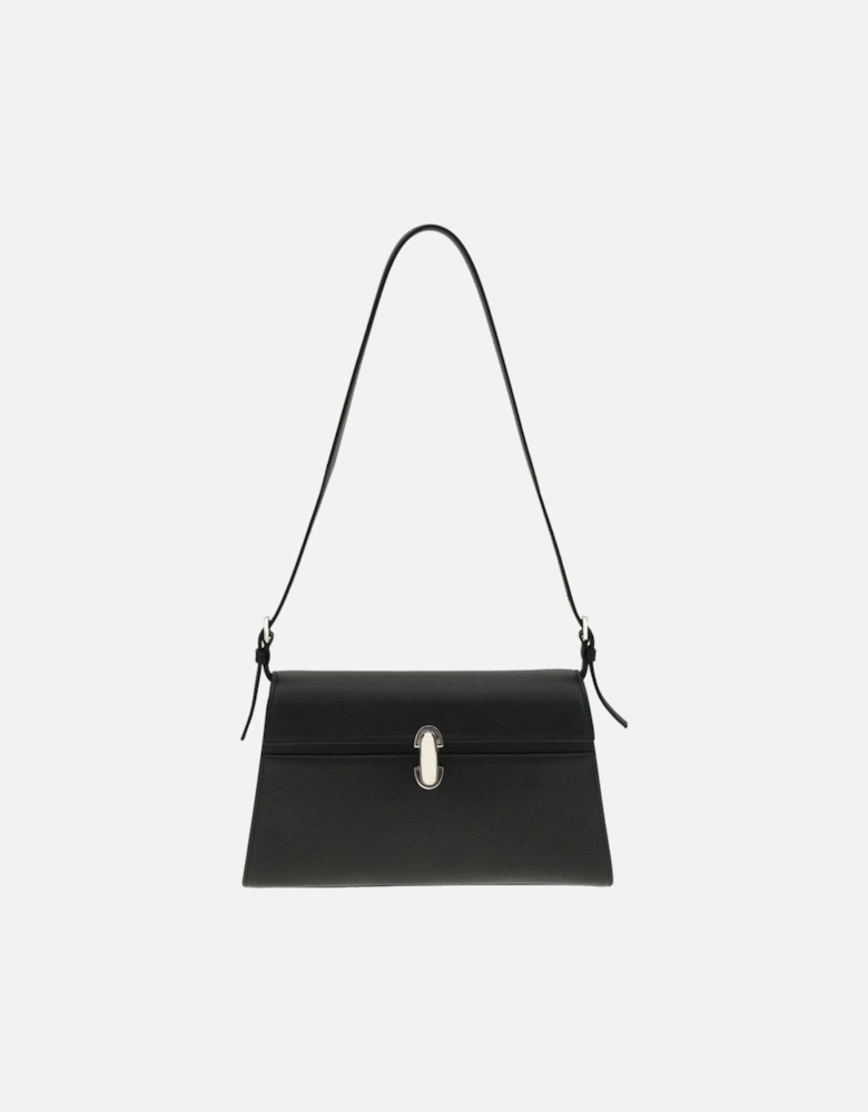 Symmetry Shoulder Bag with Adjustable Strap Women - Black