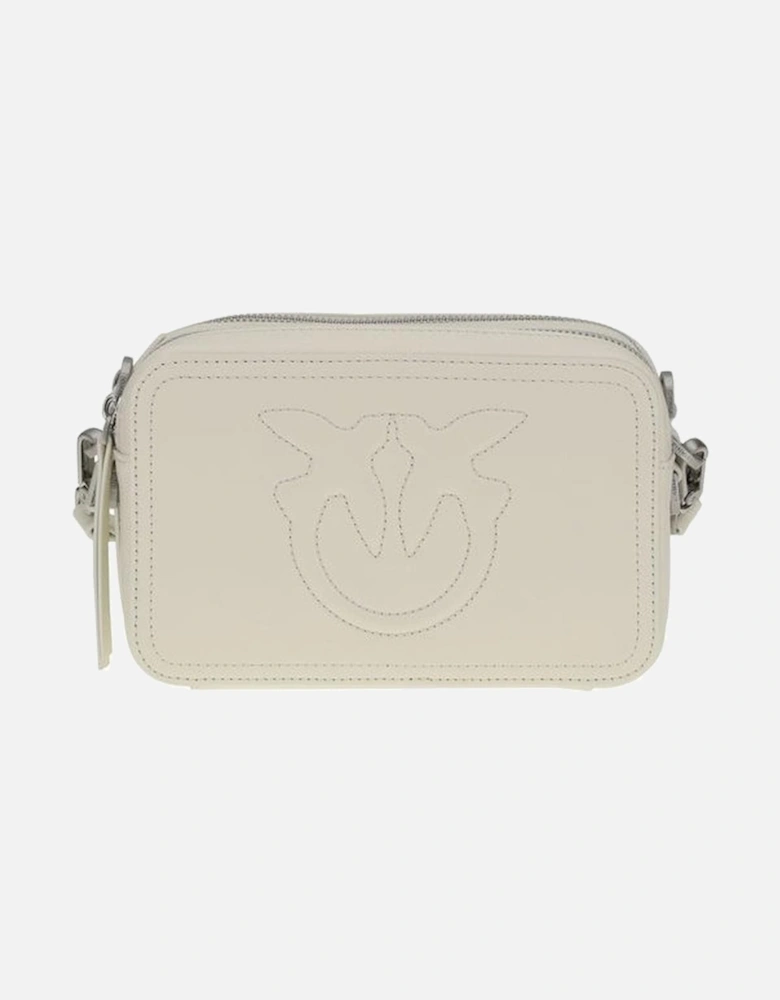 Carrie Double Zipper Shoulder Bag Women - White