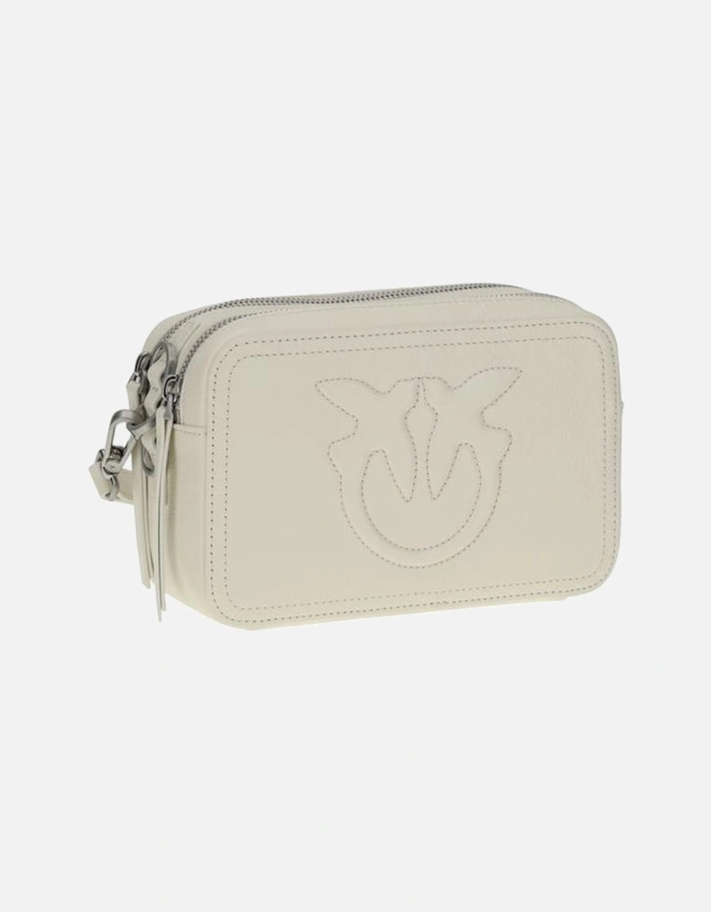 Carrie Double Zipper Shoulder Bag Women - White