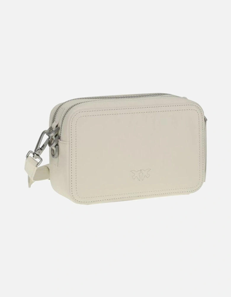 Carrie Double Zipper Shoulder Bag Women - White