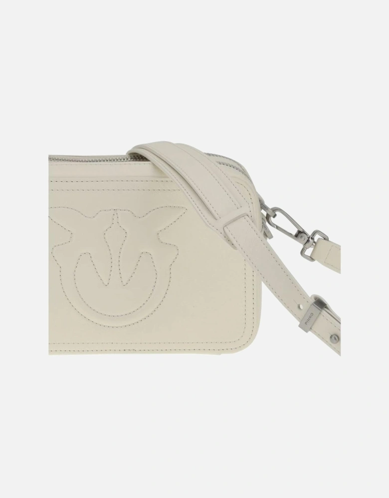 Carrie Double Zipper Shoulder Bag Women - White