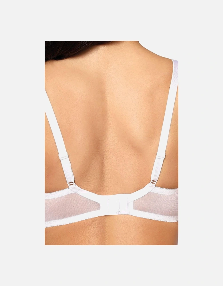Luxury Bra Underwired Lace by Women - White