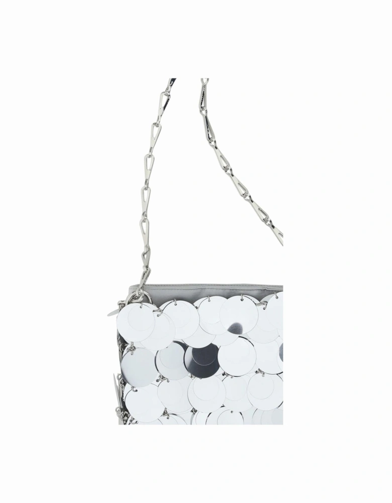 Sparkle Nano Sequin Shoulder Bag Women - Light Blue