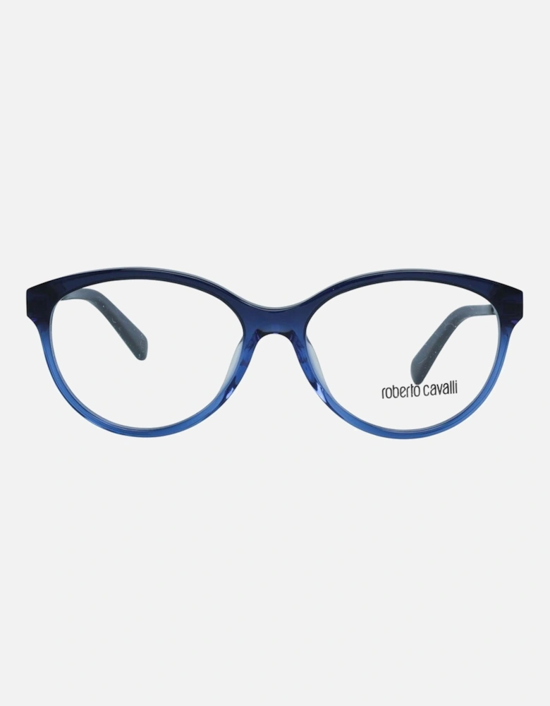 Metal and Plastic Bracelet Watch Women - Blue Frames
