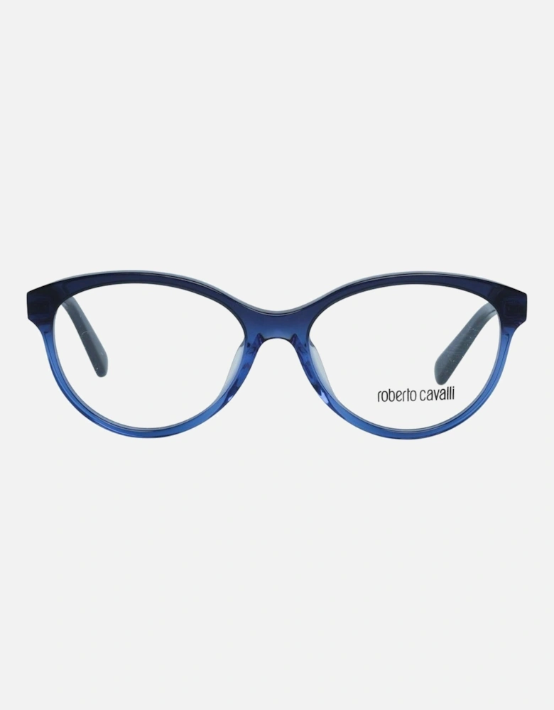 Metal and Plastic Bracelet Watch Women - Blue Frames