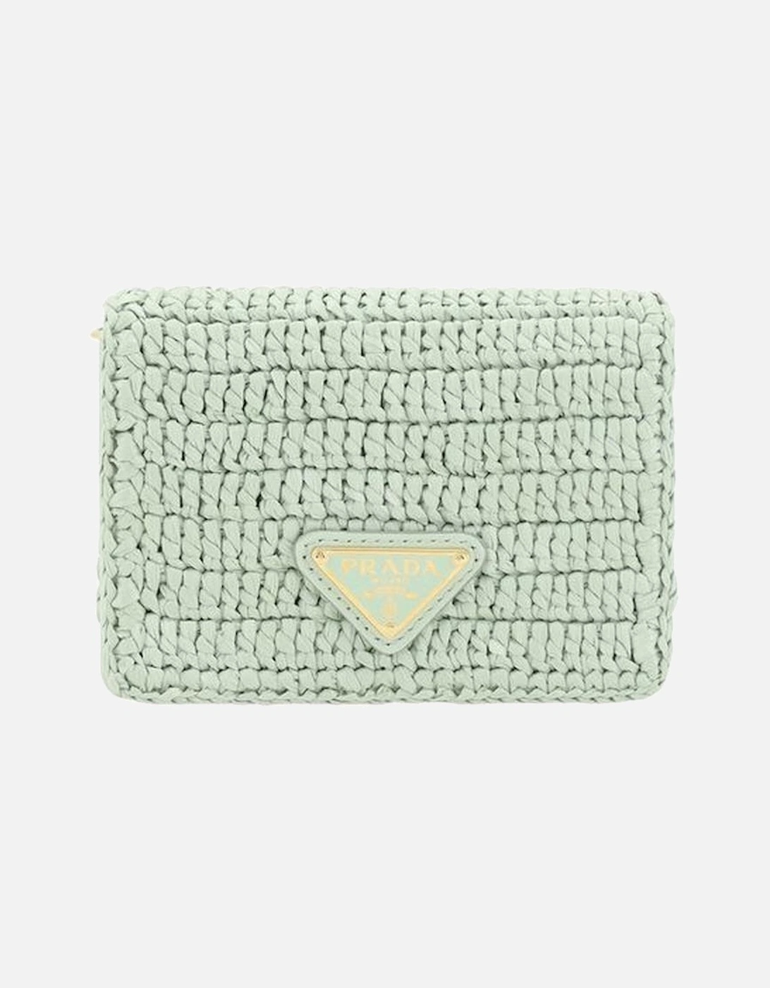 Raffia Card Holder with Leather Details Women - Green Wallets, 4 of 3
