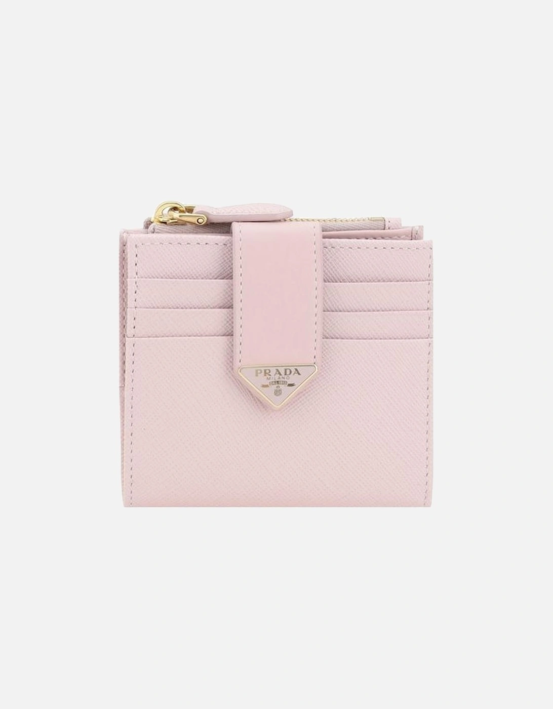 Leather Bifold Wallet with Snap Closure Women - Multicolor, 4 of 3