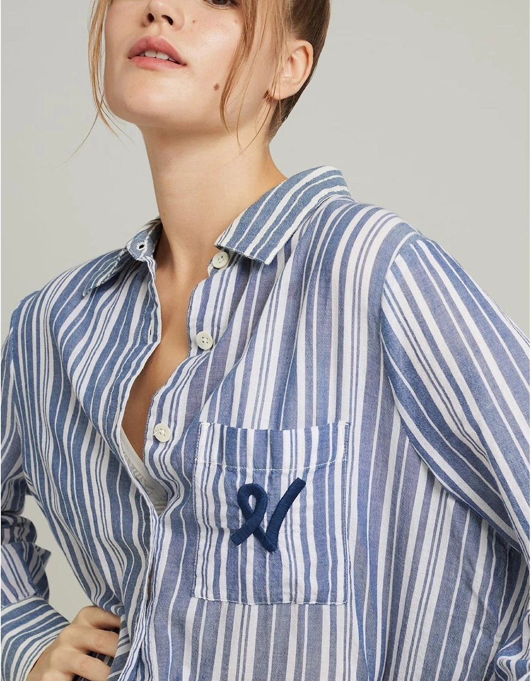 Dress by Women - Whitenavy Stripe Nightdresses