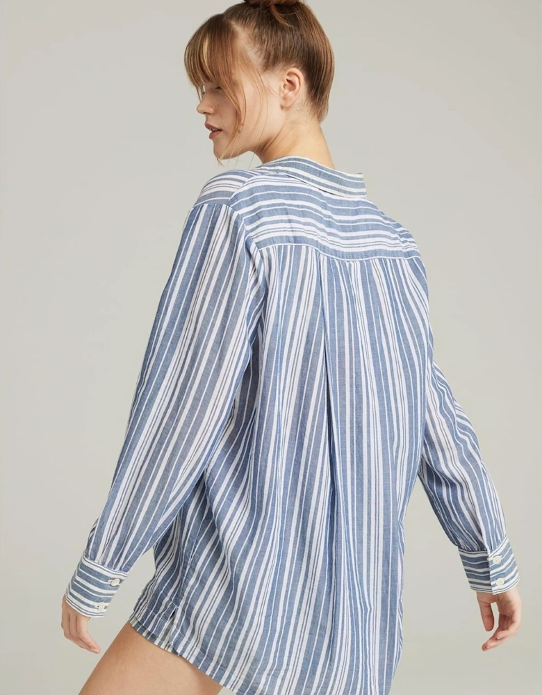 Dress by Women - Whitenavy Stripe Nightdresses